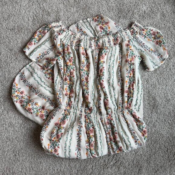 Old Navy Floral White Midi Sundress Size S TALL - Picture 5 of 6